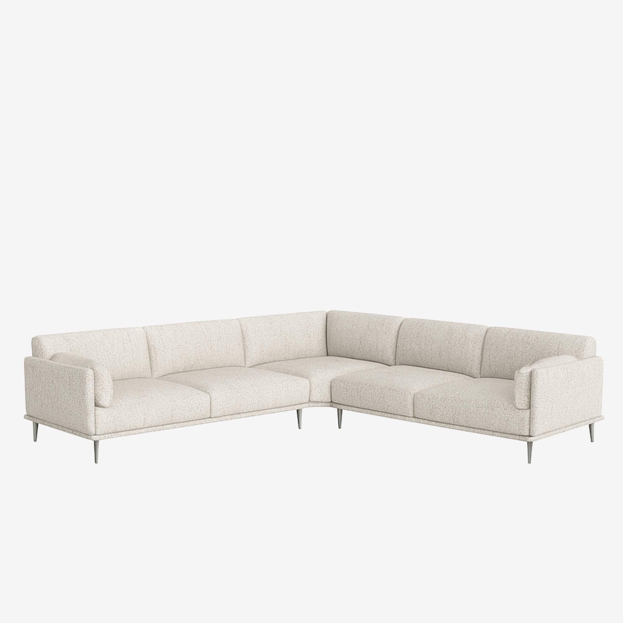 Portage Sectional Fabric Sofa Owl