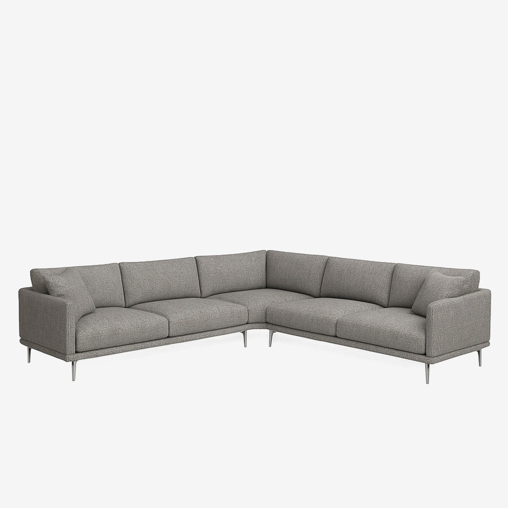 Portage Sectional Fabric Sofa Rhino