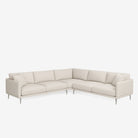 Portage Sectional Fabric Sofa Seashell