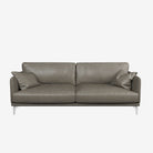 Portage 3 Seater Leather Sofa Satine Taupe