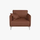 Portage Leather Armchair Verdura Copper