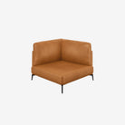 Portage Corner Leather Sofa Vedura Tan