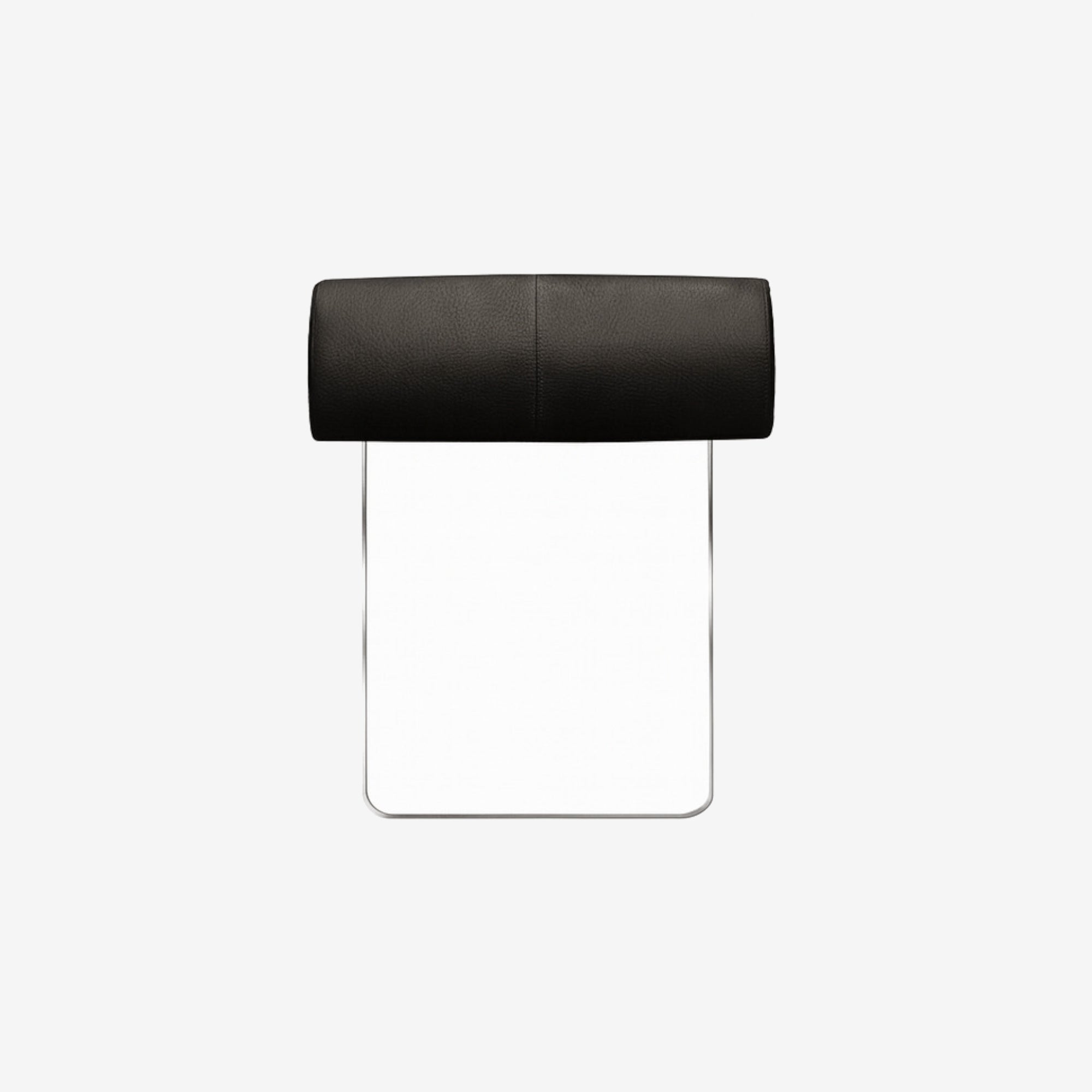 Portage Leather Headrest Raw Black
