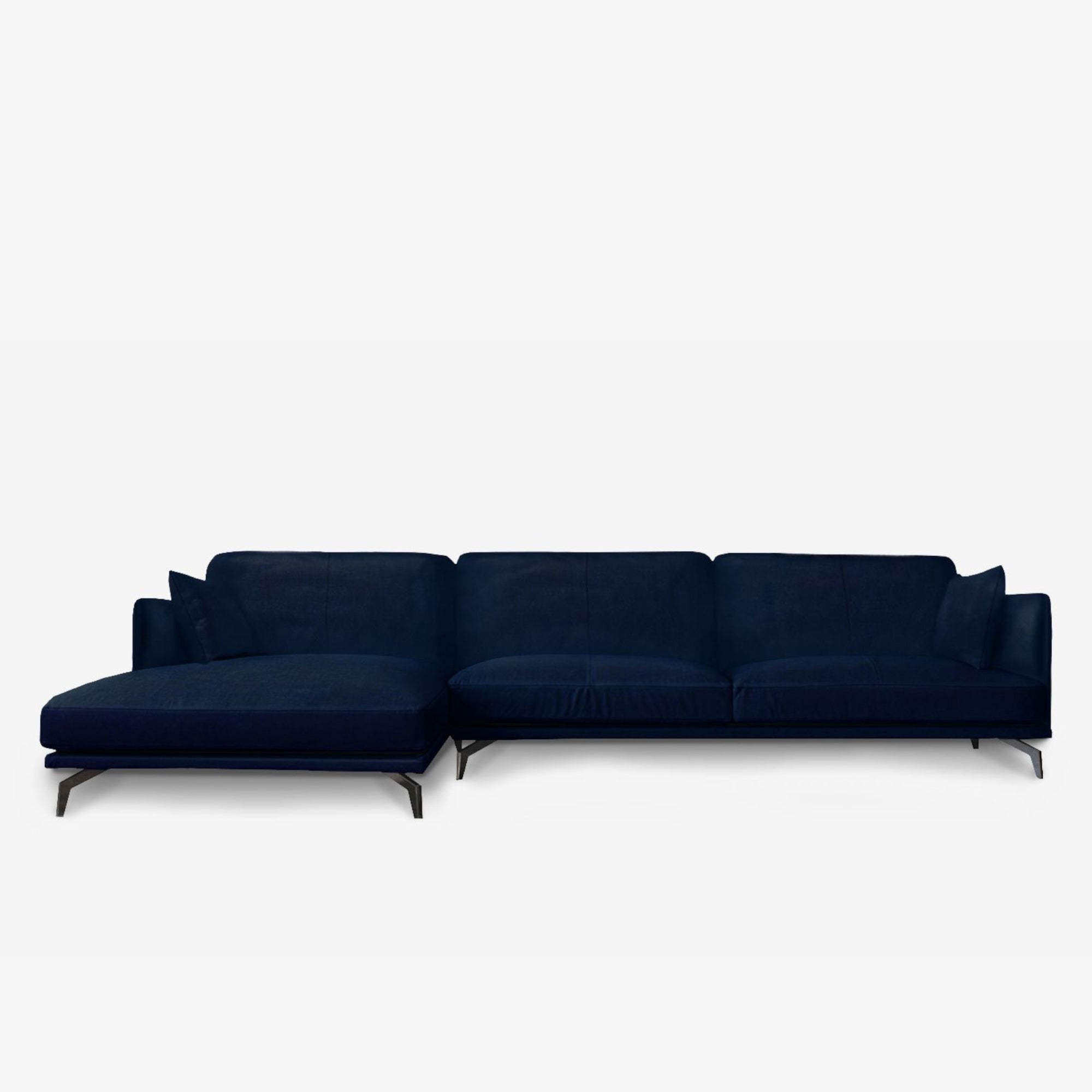 Portage L-Shaped Lounge Fabric Sofa Left