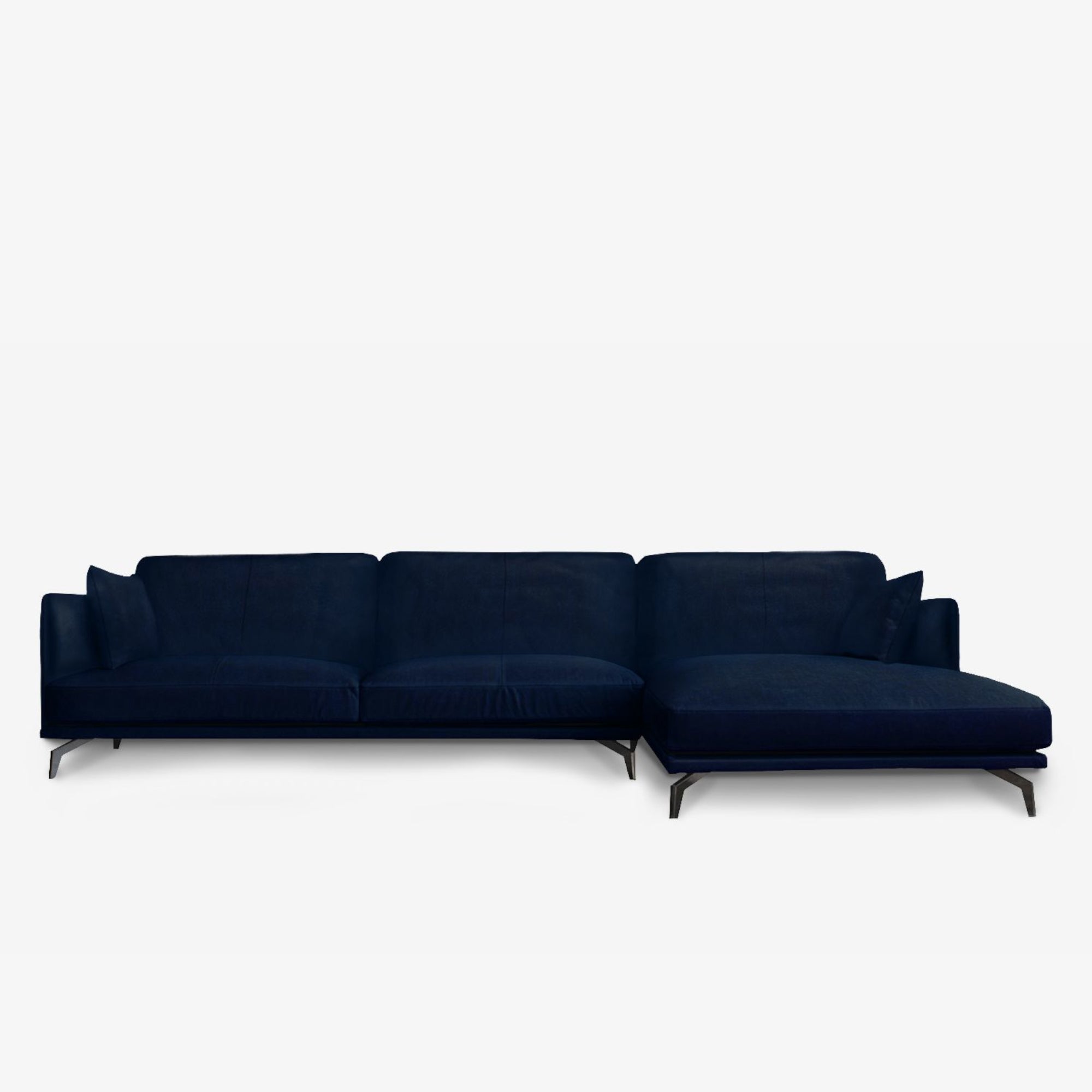 Portage L-Shaped Lounge Fabric Sofa Right