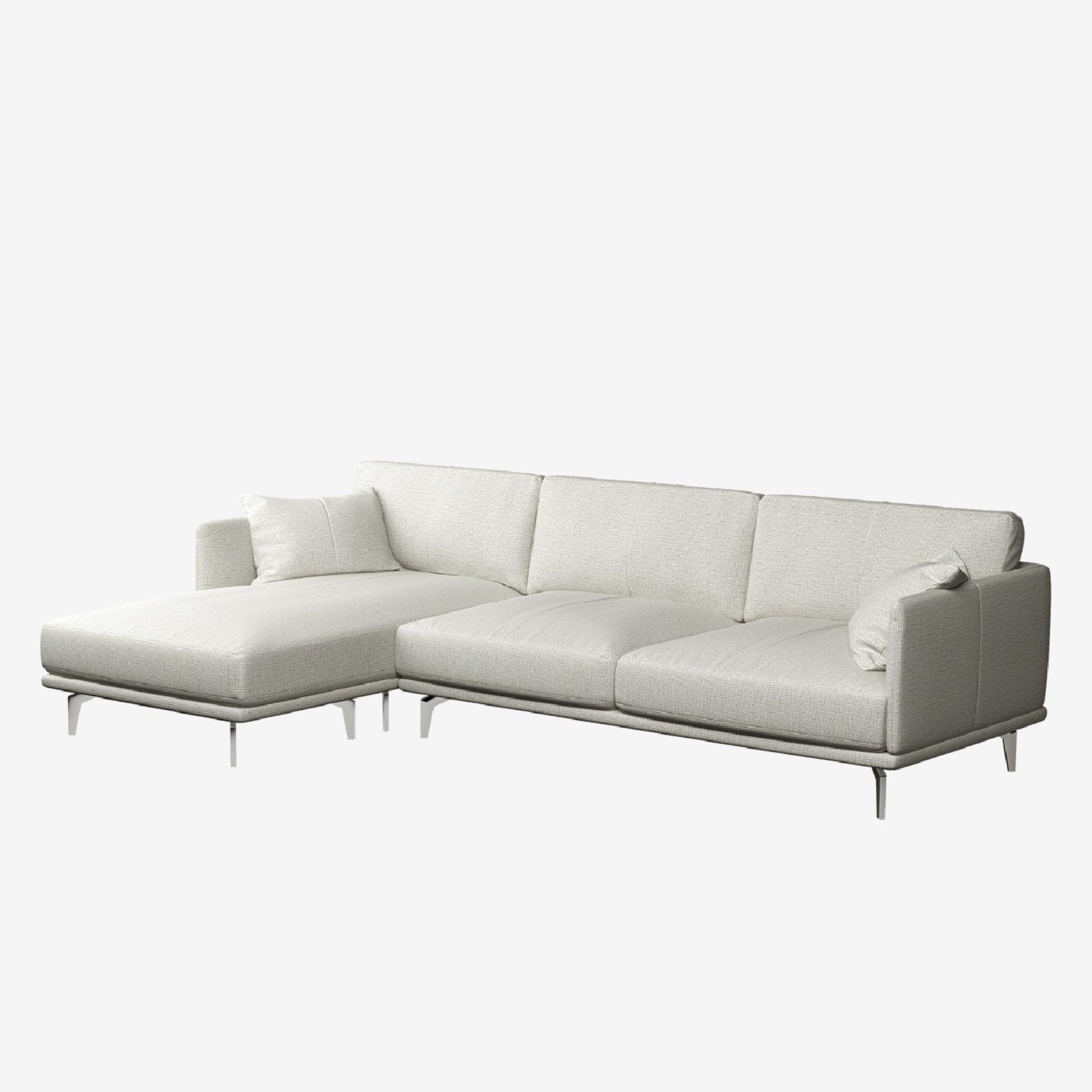 Portage L-Shaped Chaise Fabric Sofa Left