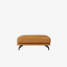 Portage Leather Ottoman Vedura Tan