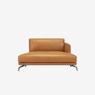 Portage Lounge Leather Sofa Left - Vedura Tan 
