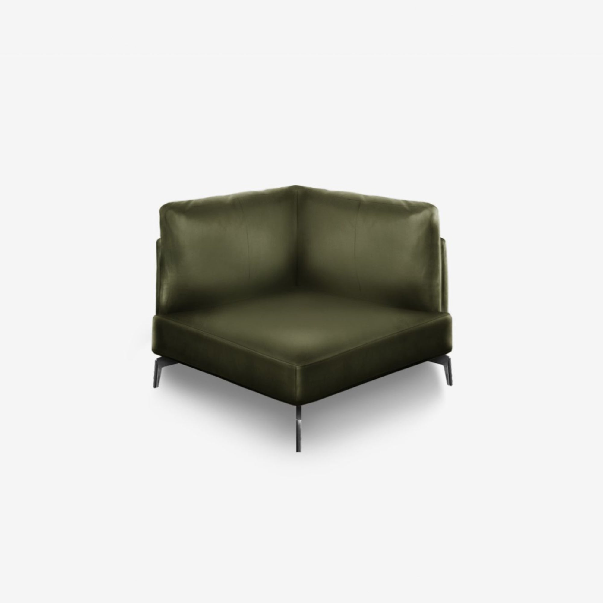 Portage Corner Leather Sofa