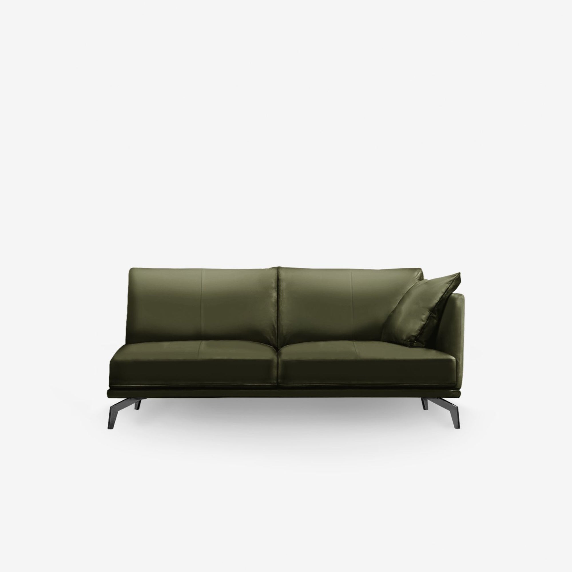 Portage Side Leather Sofa Left