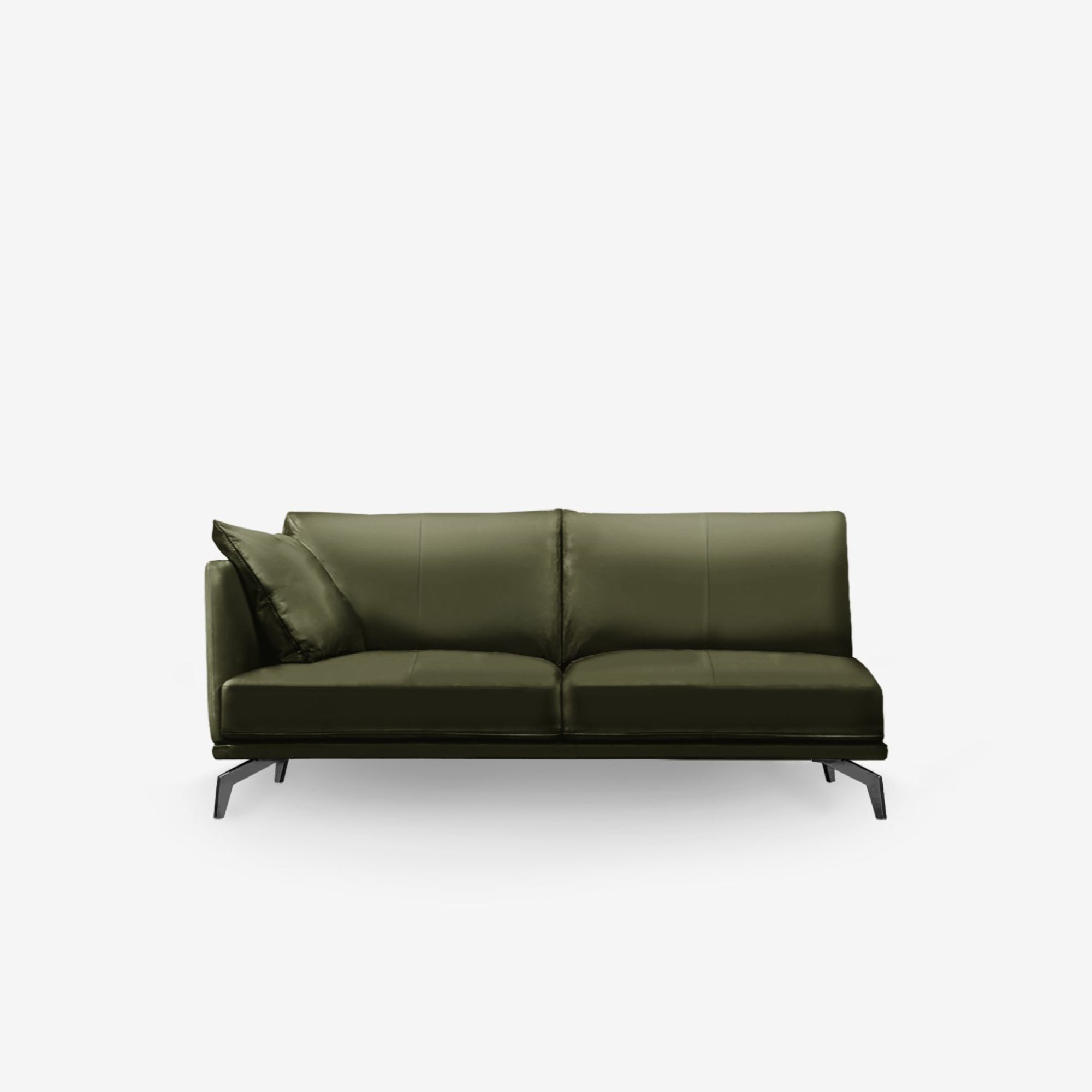 Portage Side Leather Sofa Right