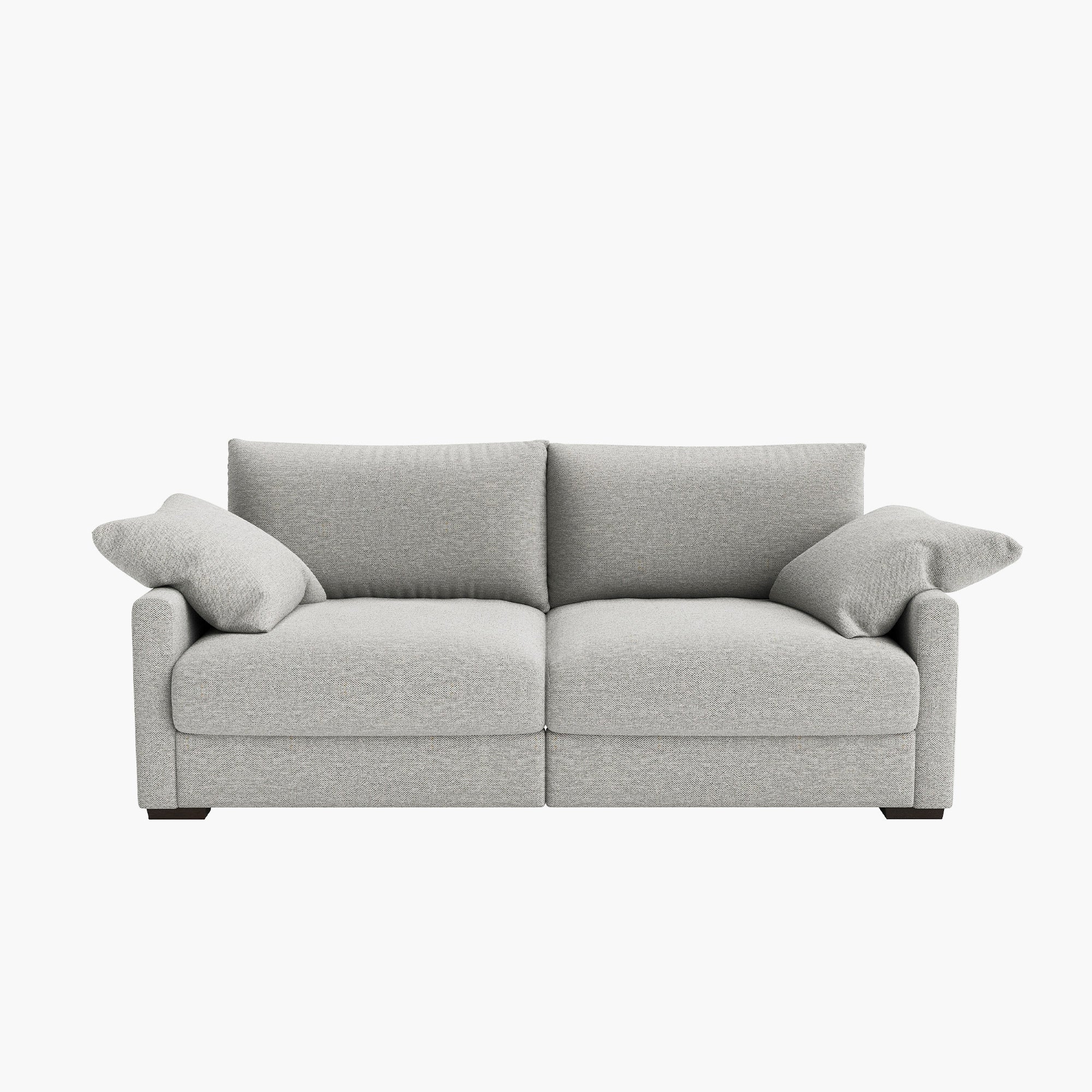Melo 2 Seater Fabric Sofa Grey