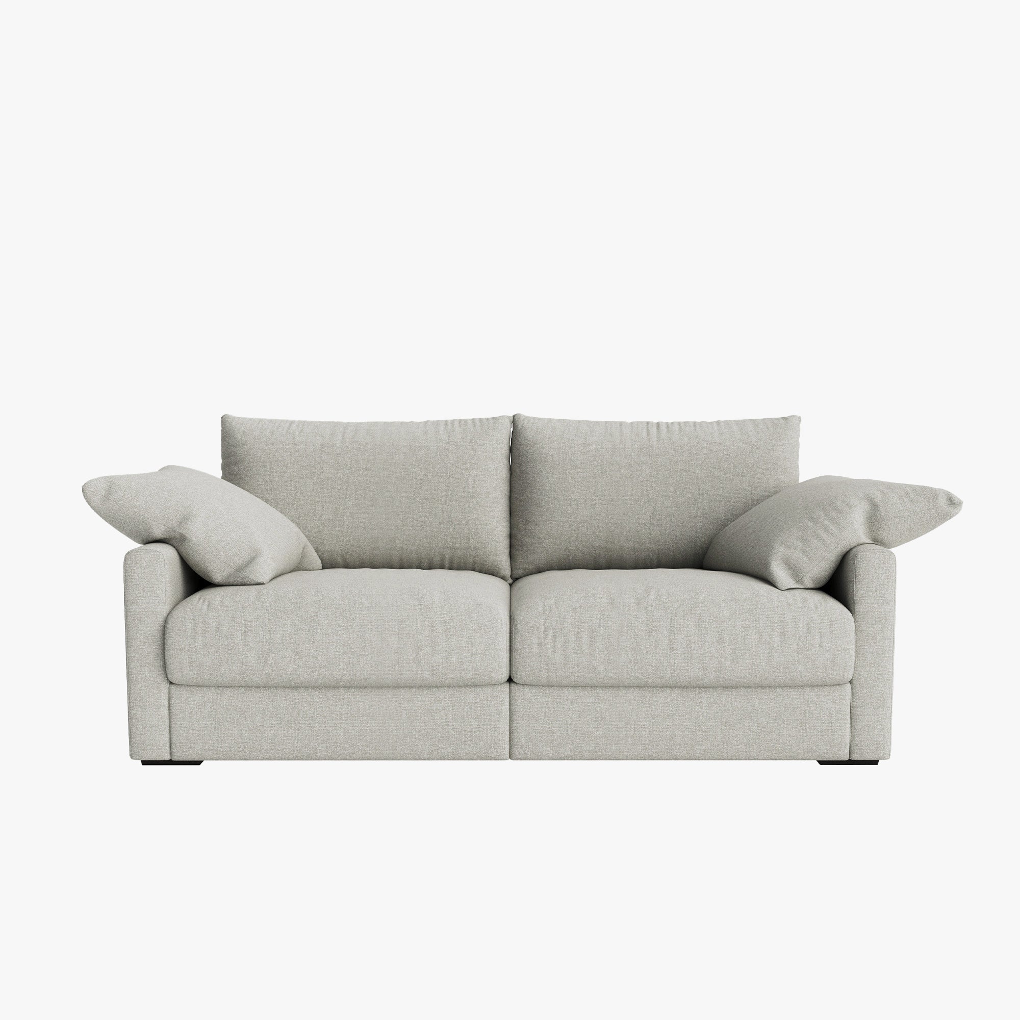 Melo 2 Seater Fabric Sofa Stone