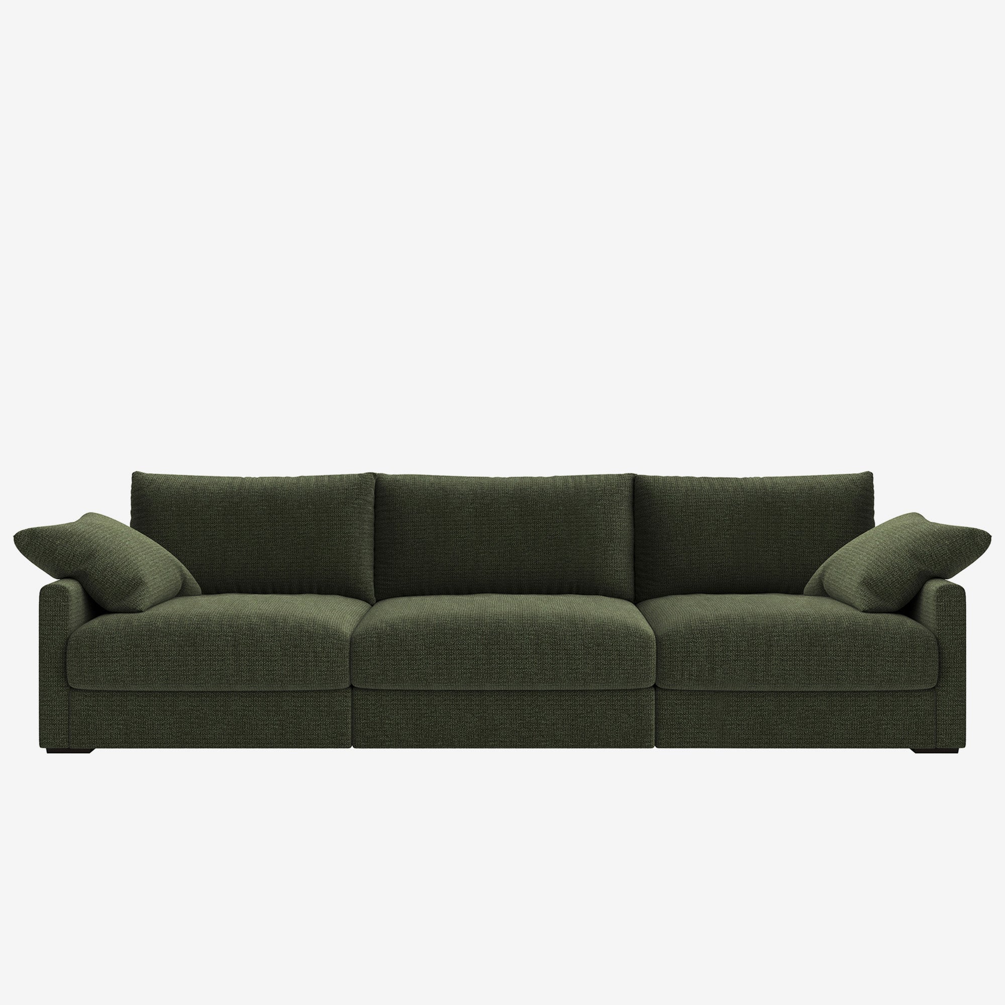 Melo 4 Seater Fabric Sofa Forest