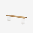 Ralph Bench American Ashwood Acrylic Bench Legs