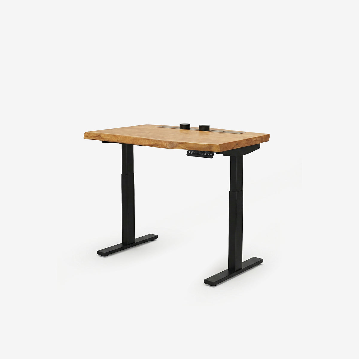 Reed Standing Desk with Eubiq Track – Grey & Sanders