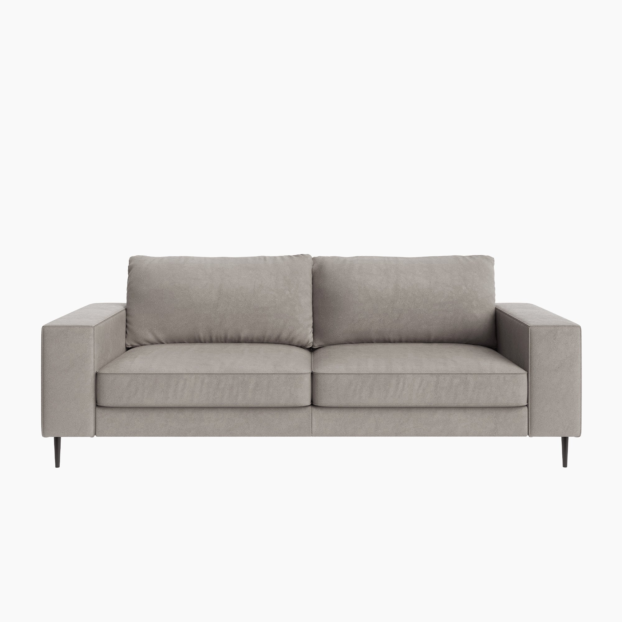 Reilly 3 Seater Leather Sofa Chester Haze