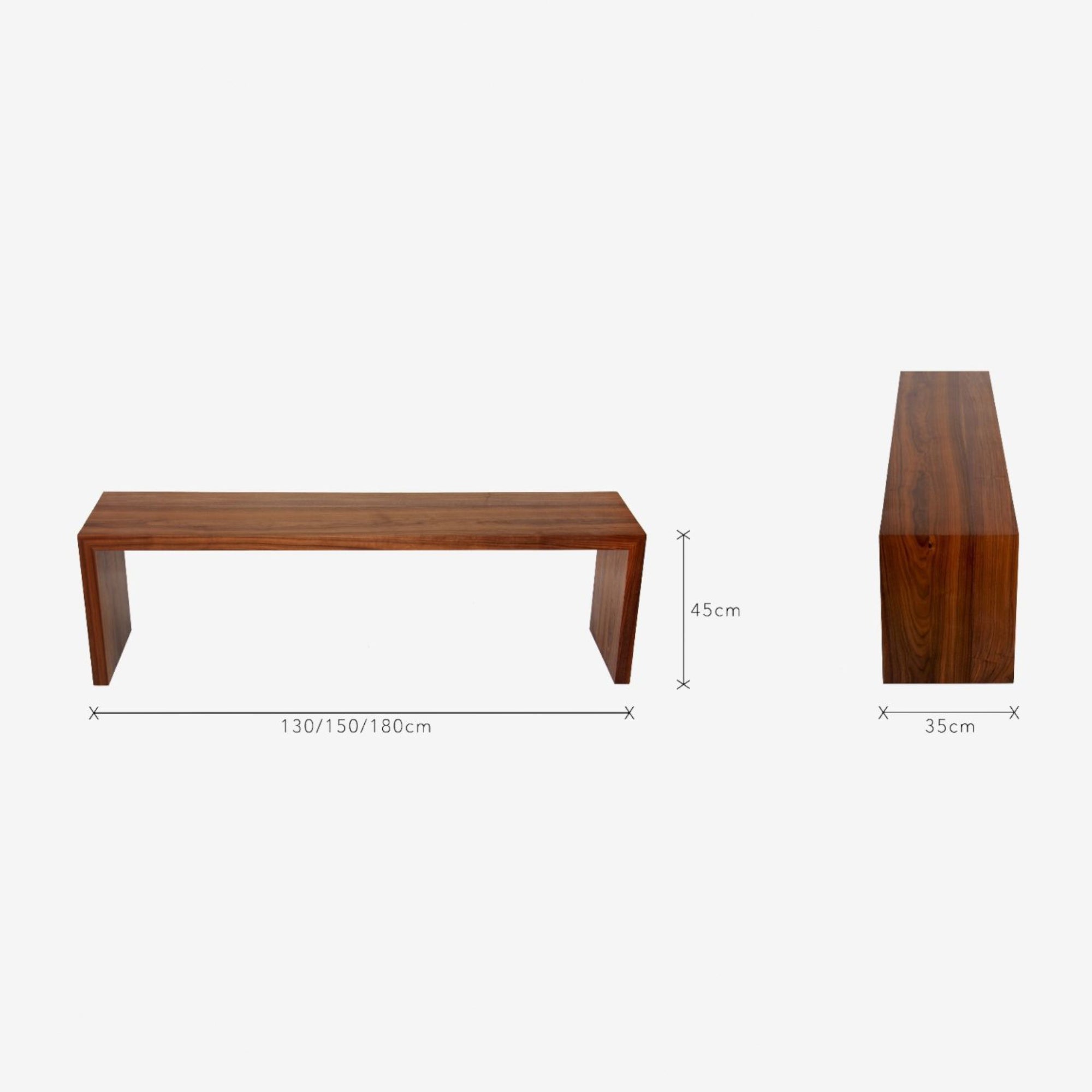 Sawyer Bench - American Black Walnut