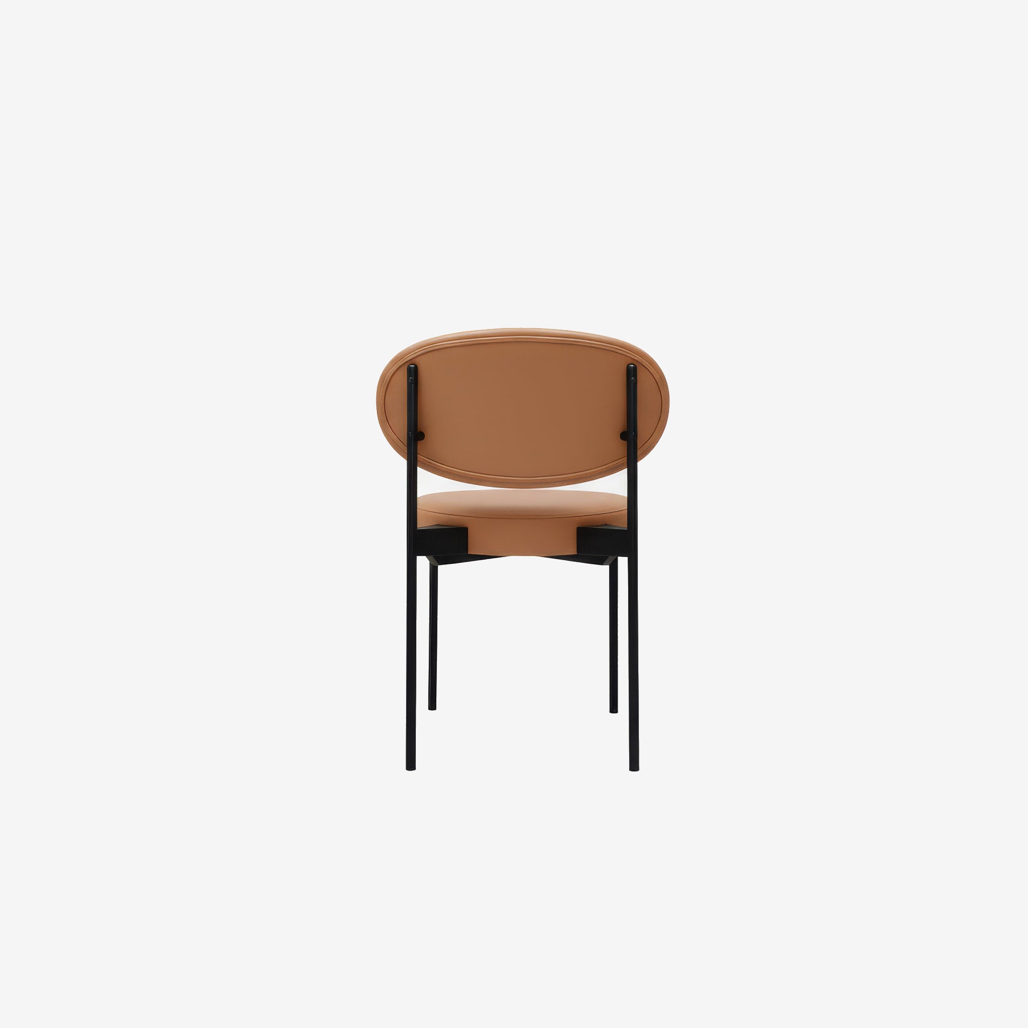 Sol Dining Chair - Leather - Cognac - Back