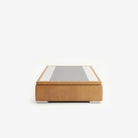 Tokyo single bed frame in chester tan leather
