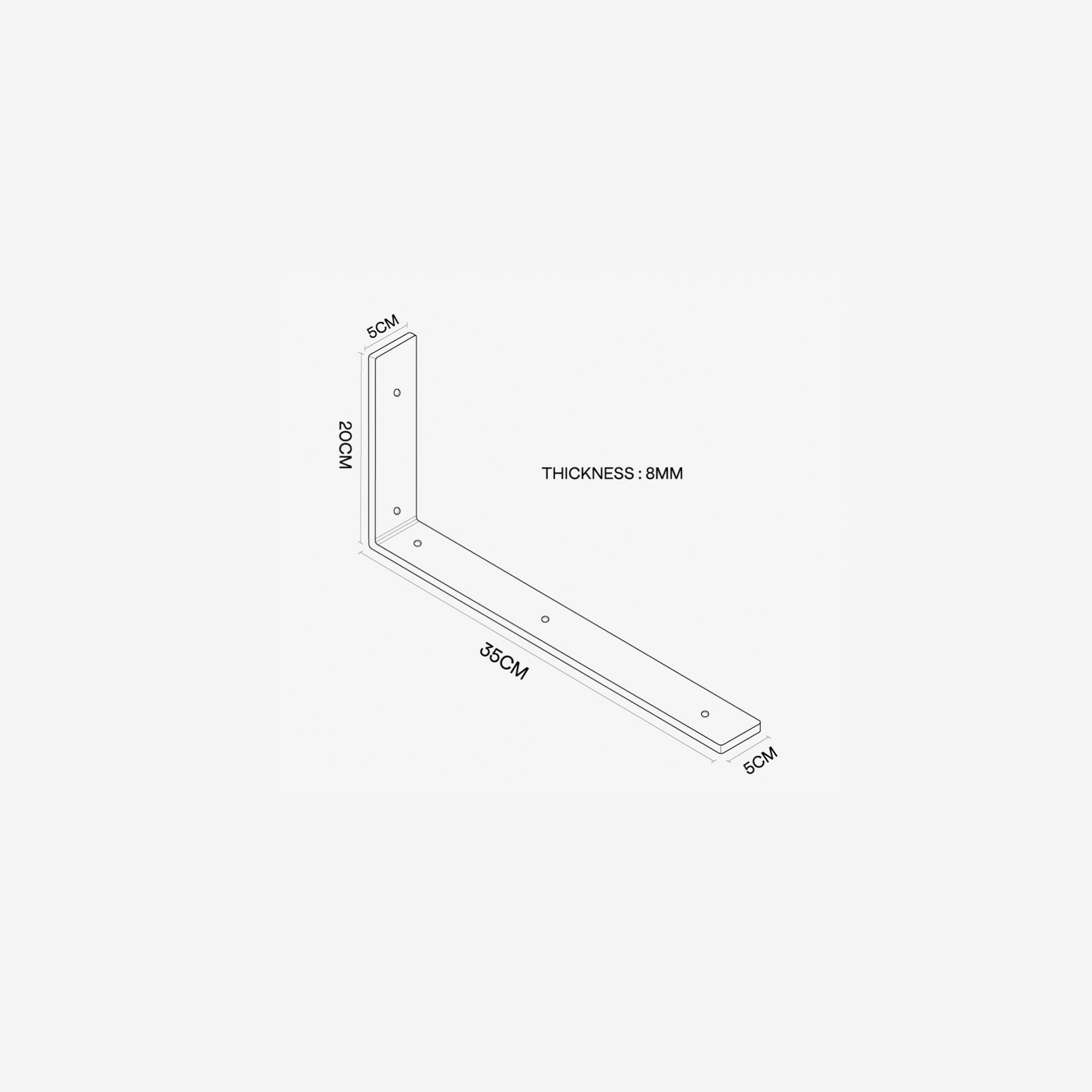 Wall Shelf Bracket Large
