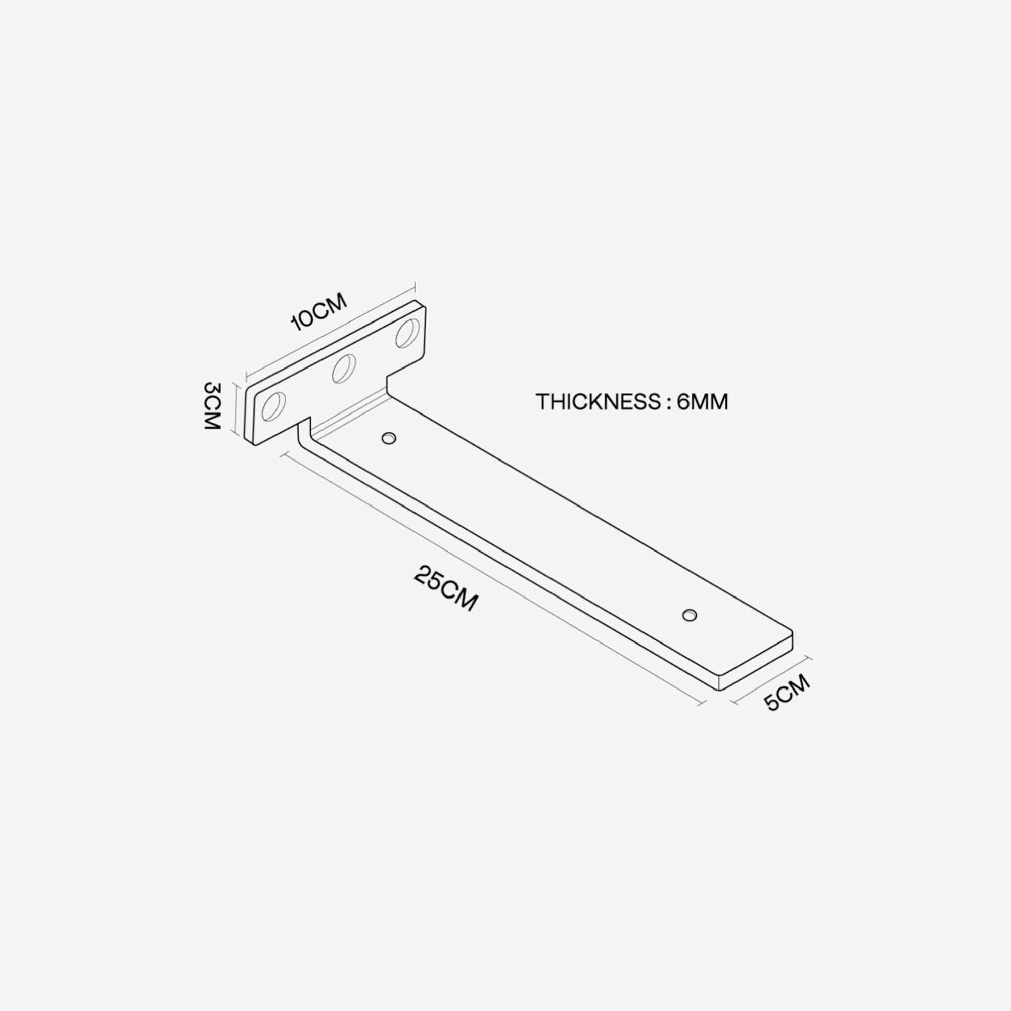 Wall Shelf Bracket Medium