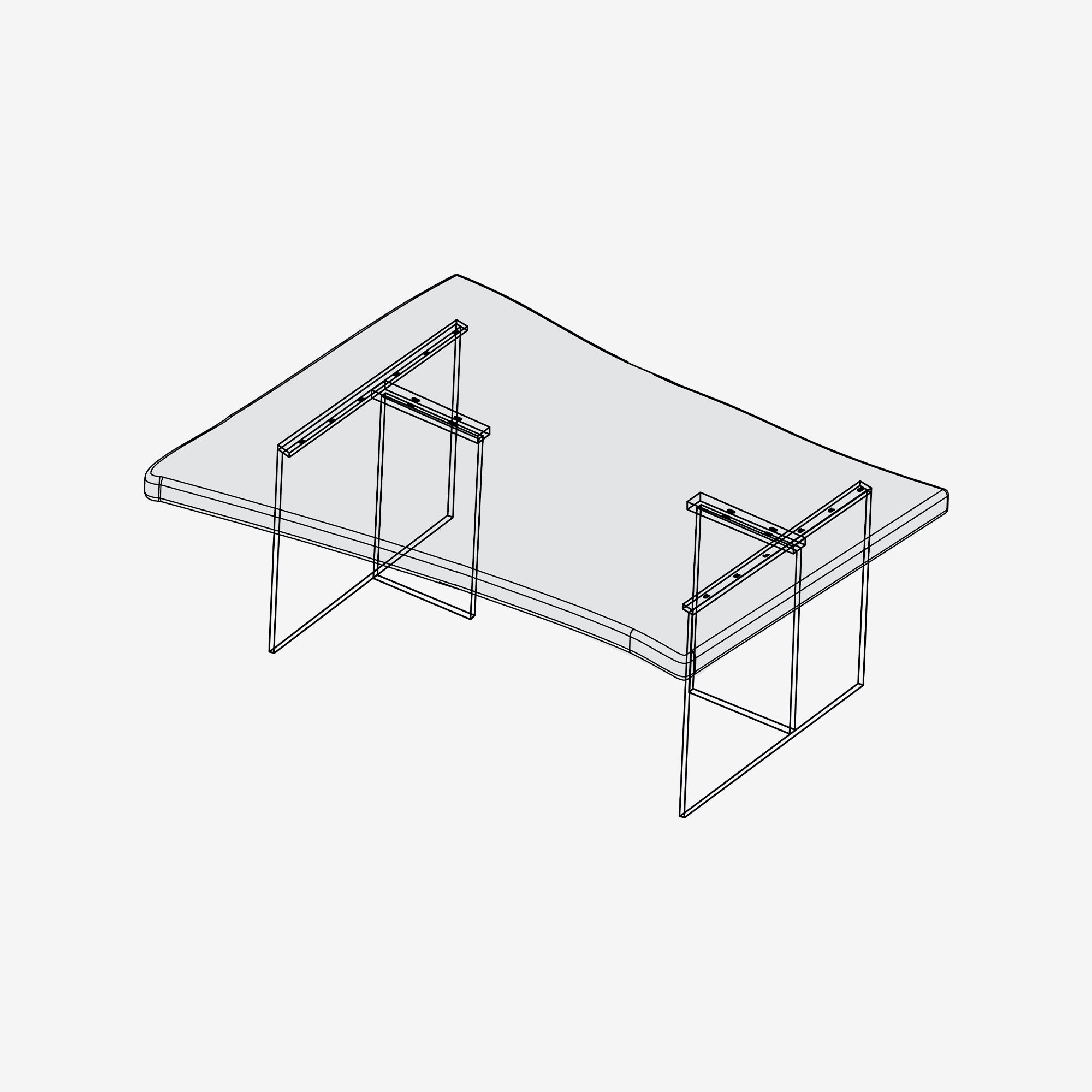 Acrylic Coffee Table Legs