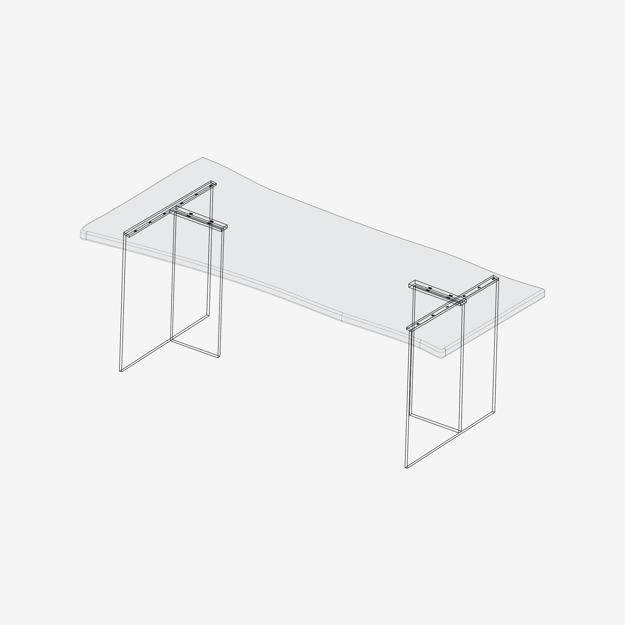 Acrylic Dining Table Legs