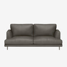 Angus 3 Seater Leather Sofa Brianne Grey