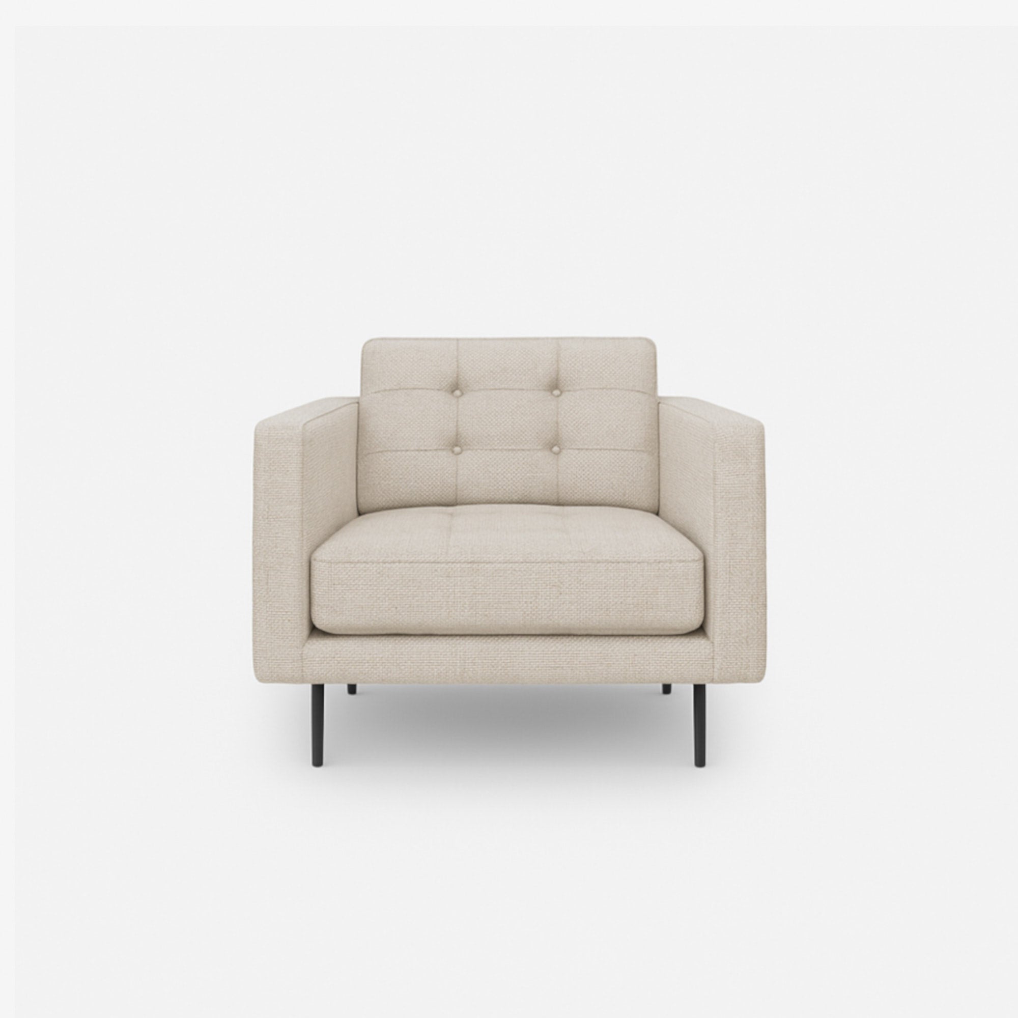 Arya Fabric Armchair - Oat