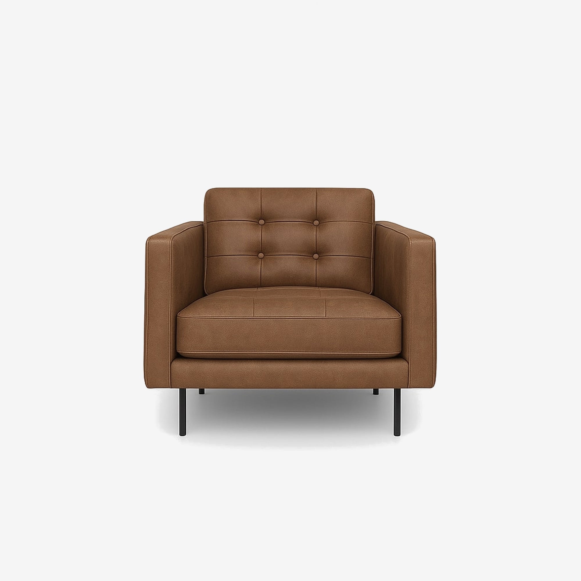Arya Leather Armchair - Chester Cocoa