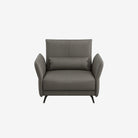 Ashby Leather Armchair - Brianne Grey