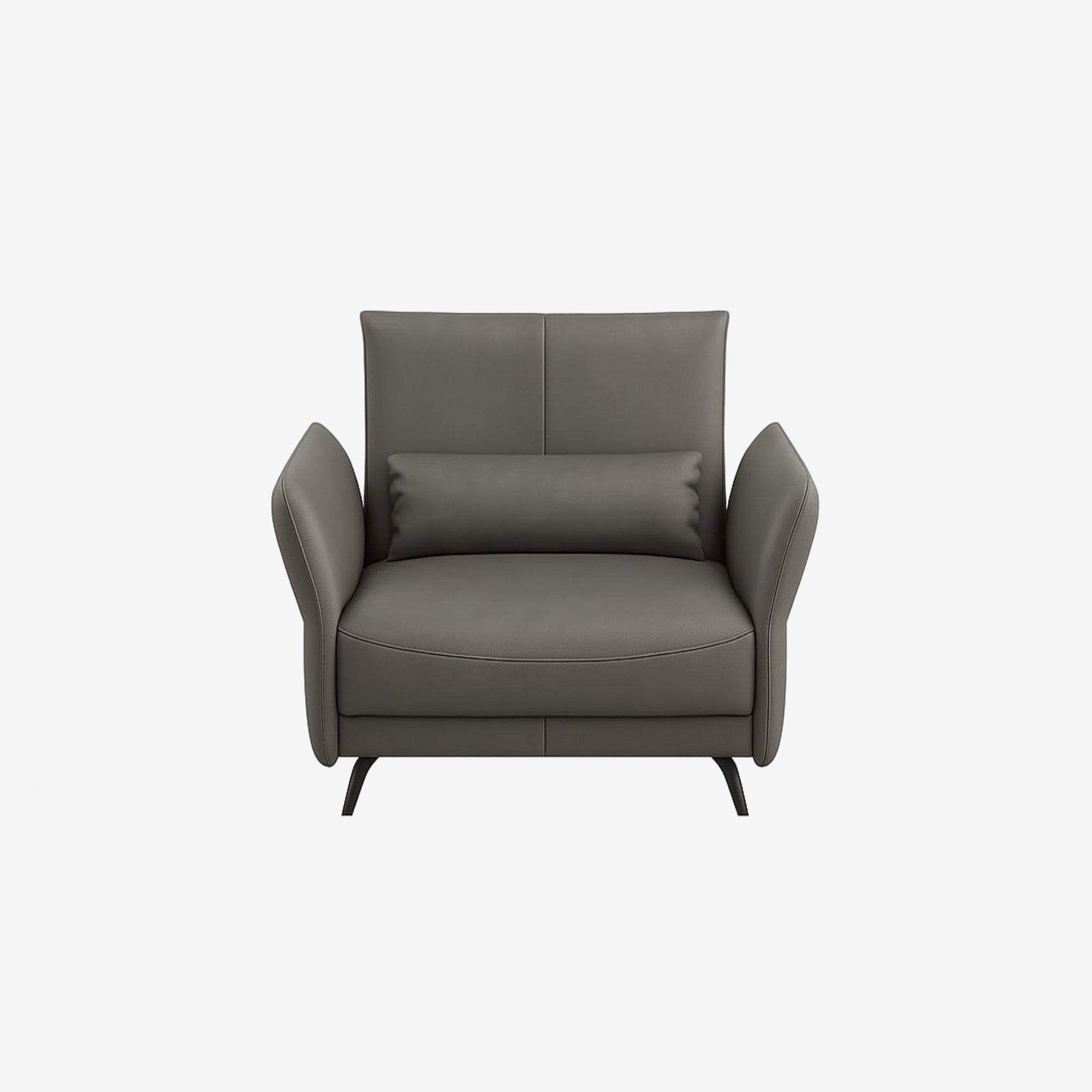 Ashby Leather Armchair - Brianne Grey