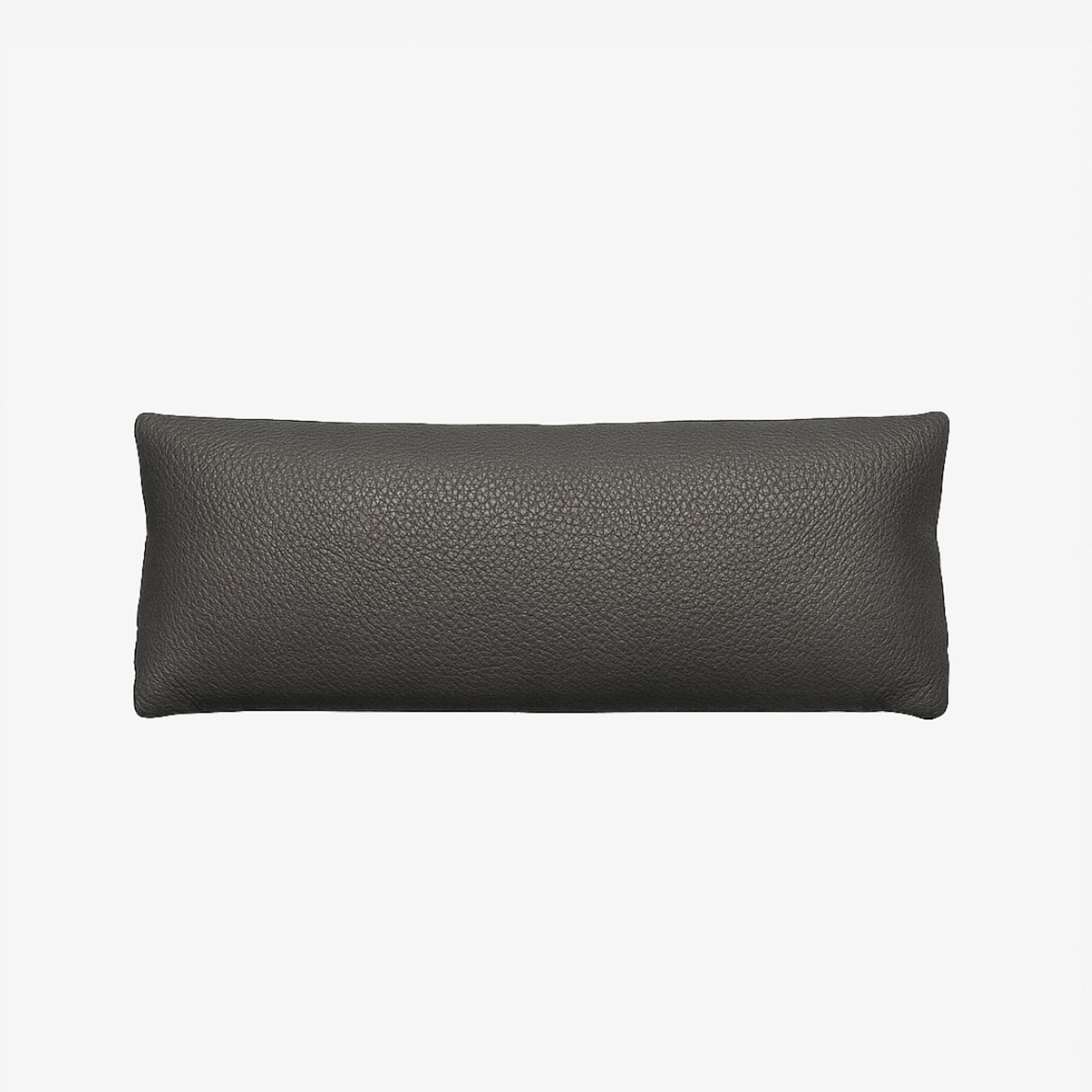 Ashby Leather Lumbar Cushion - Brianne Grey