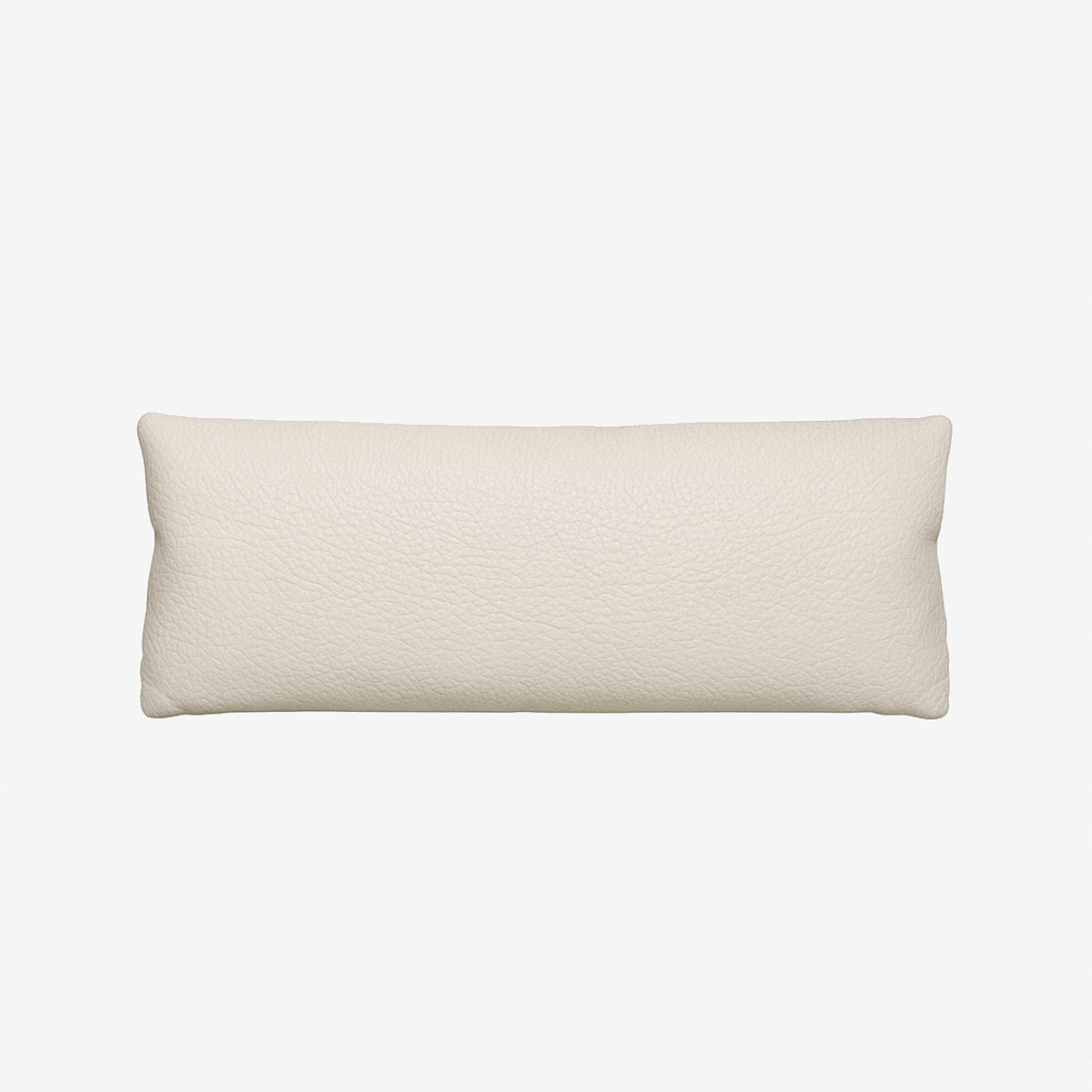 Ashby Leather Lumbar Cushion - Brianne Light Taupe