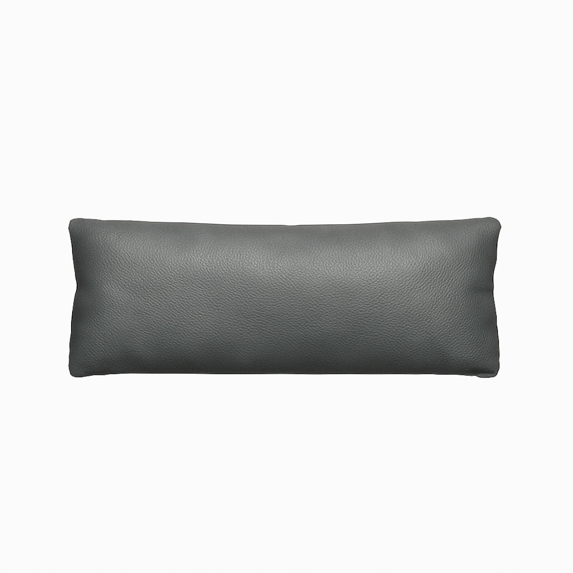 Ashby Leather Lumbar Cushion - Satine Taupe