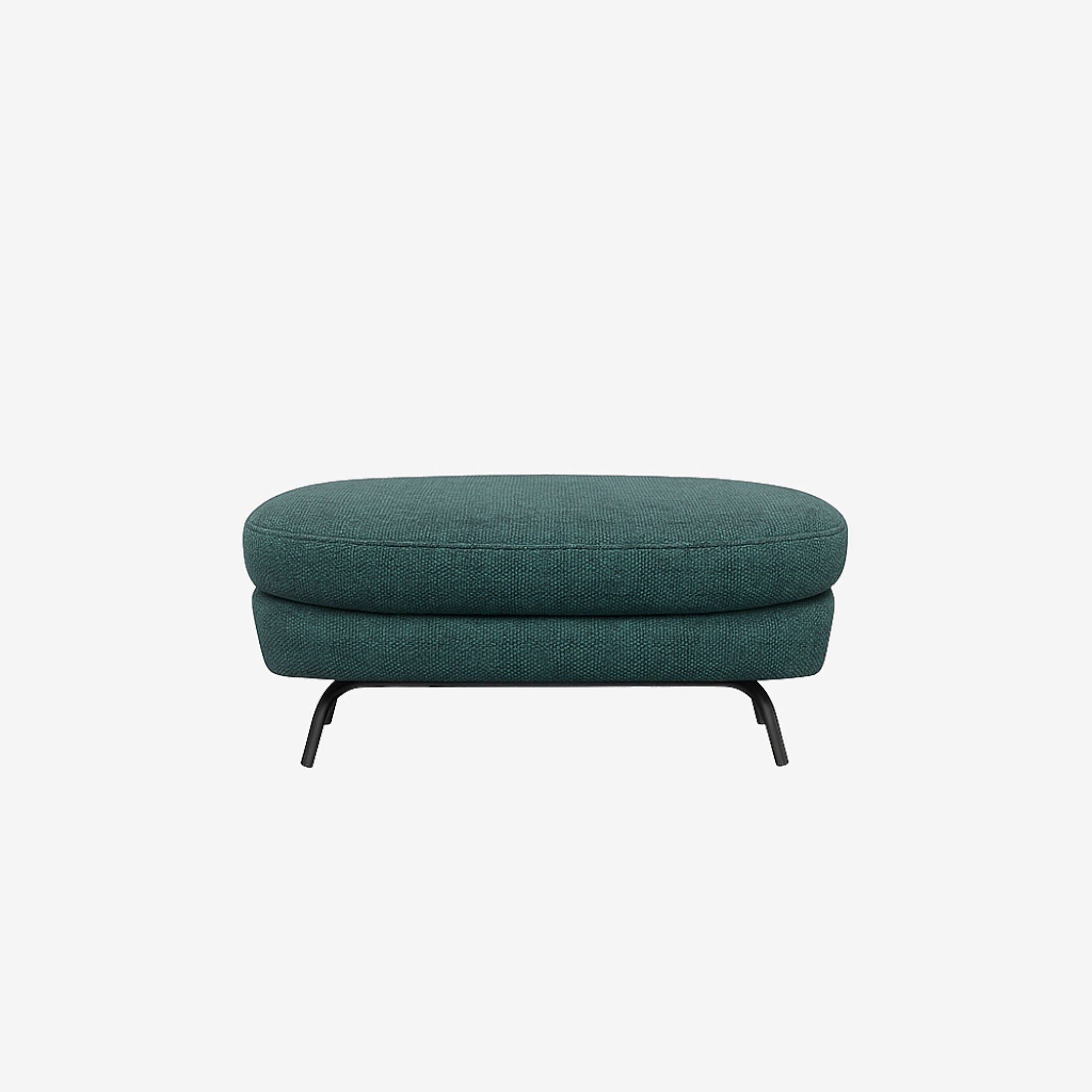 Ashby Fabric Ottoman - Ocean