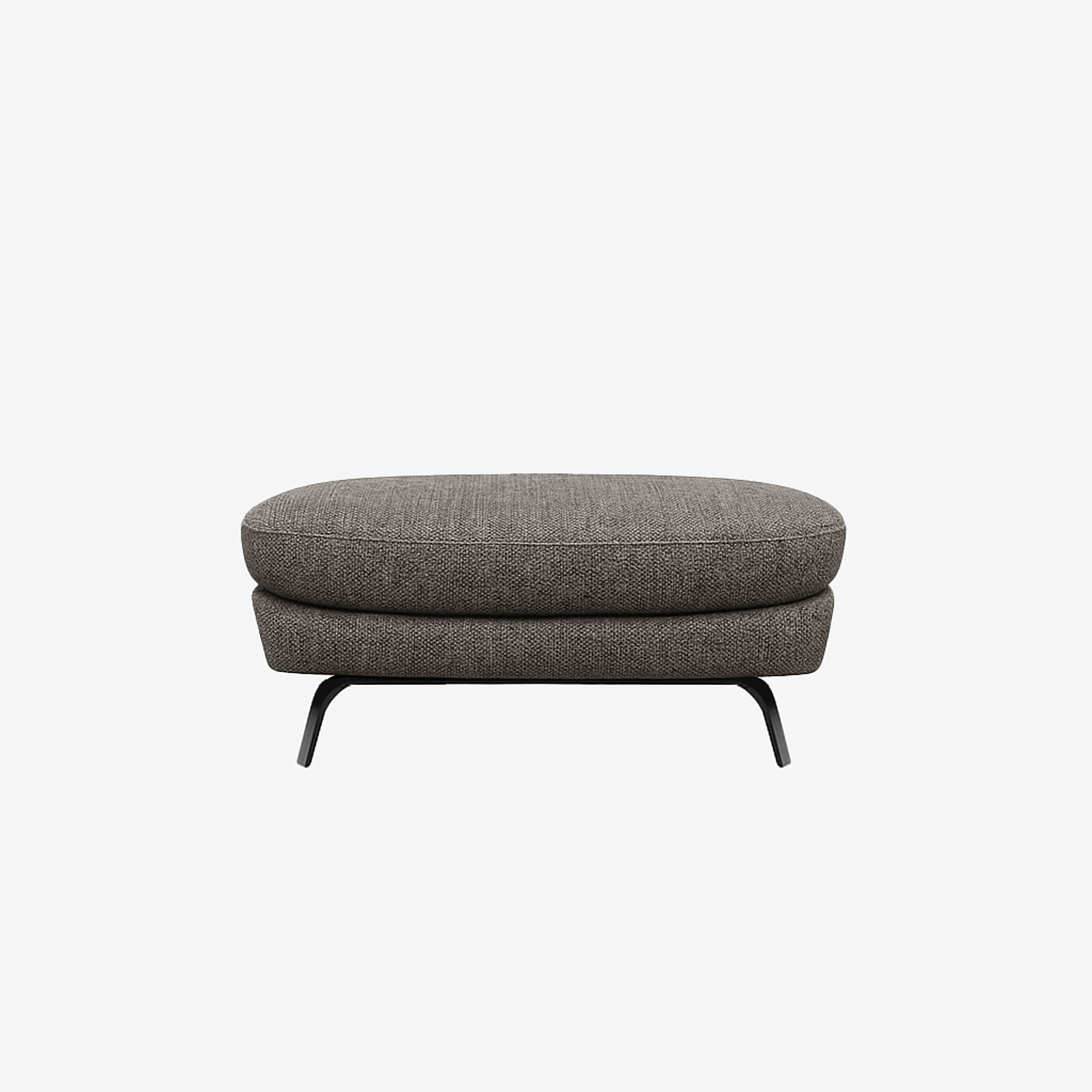 Ashby Fabric Ottoman - Rhino