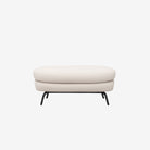 Ashby Fabric Ottoman - Seashell