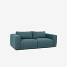 Beaumont 2 Seater Fabric Recliner Sofa - Ocean