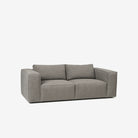 Beaumont 2 Seater Fabric Recliner Sofa  Rhino 