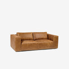 Beaumont 2 Seater Leather Recliner Sofa Raw Caramel