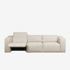 Beaumont 3 Seater Fabric Recliner Sofa - Owl