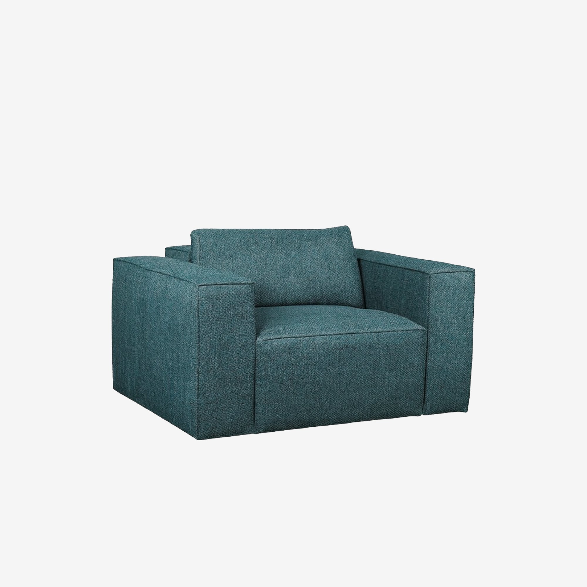 Beaumont Fabric Recliner Armchair - Ocean