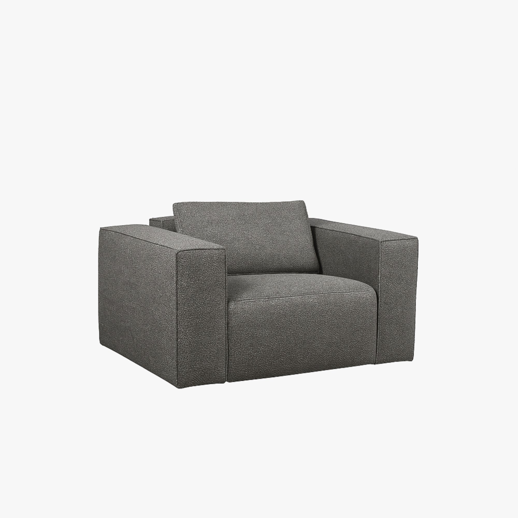 Beaumont Fabric Recliner Armchair - Rhino