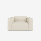 Beaumont Leather Recliner Armchair Brianne Light Taupe