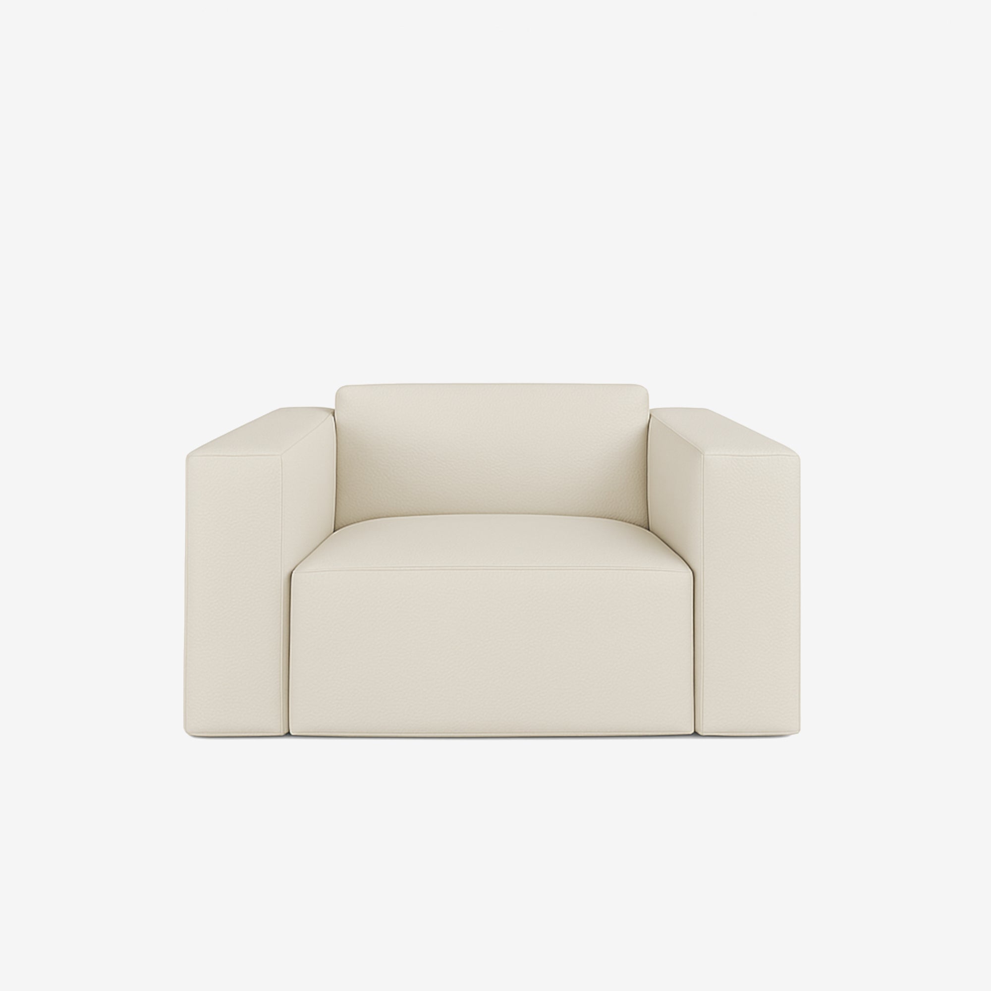 Beaumont Leather Recliner Armchair Brianne Light Taupe