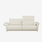 Boston 3 Seater Leather Recliner Sofa Brianne Light Taupe