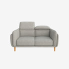 Cairo 2 Seater Fabric Sofa Stone