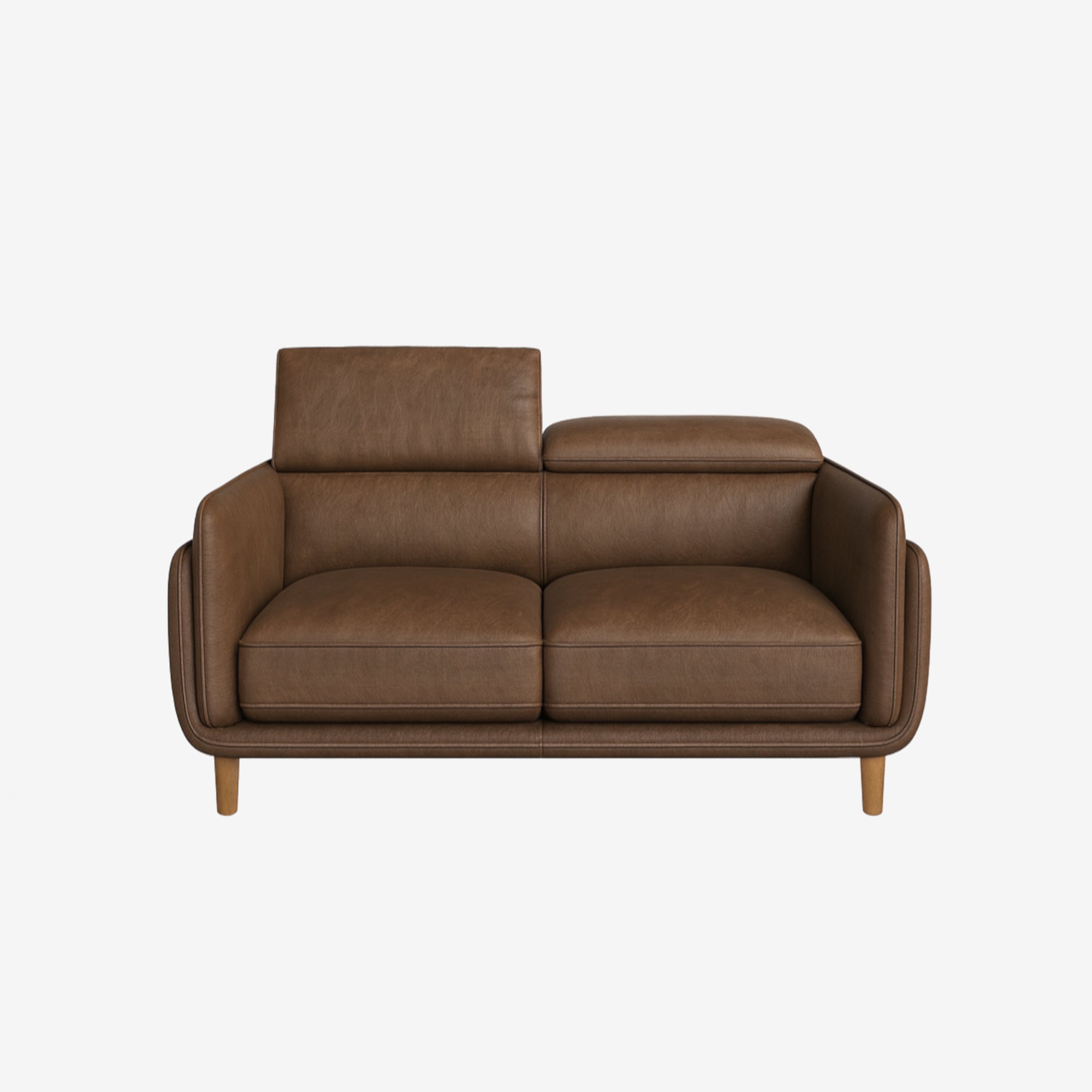 Cairo 2 Seater Leather Sofa - Chester Cocoa